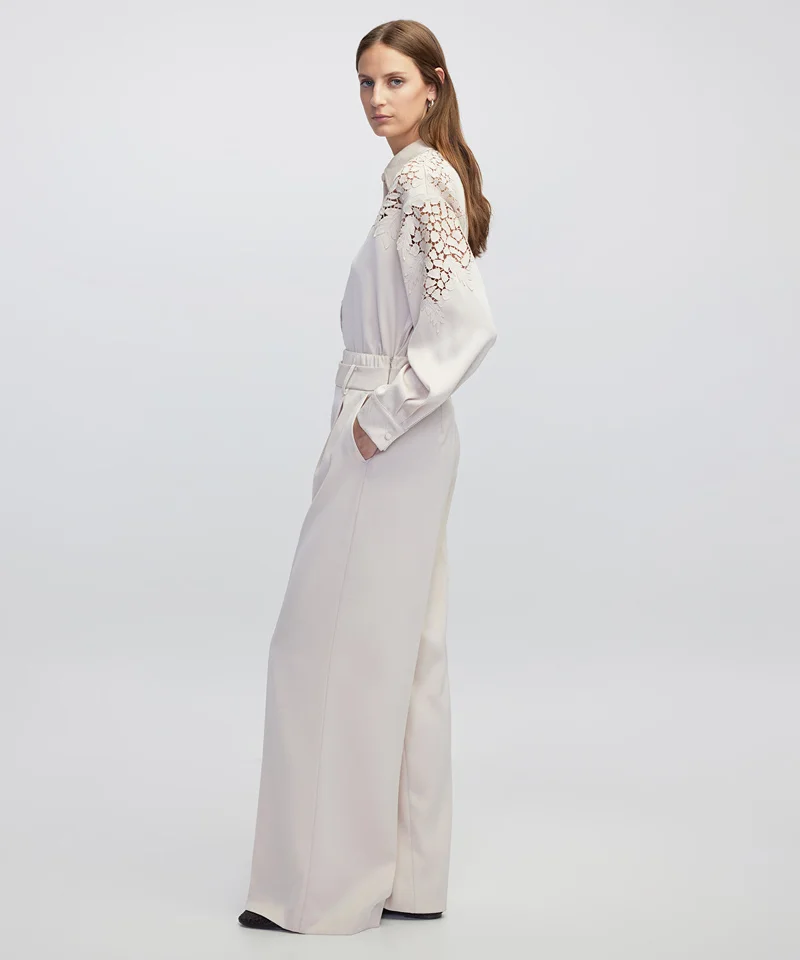 ابيكول Layered Waist Trousers